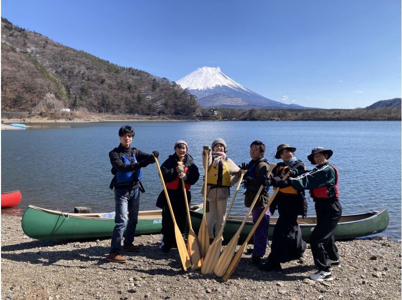 SALE！【山梨・精進湖】精進湖の大自然と富士山を満喫 ♪夕暮れの湖上は山陰が気持ちいい ！カナディアンカヌー体験！写真データ無料☆の紹介画像