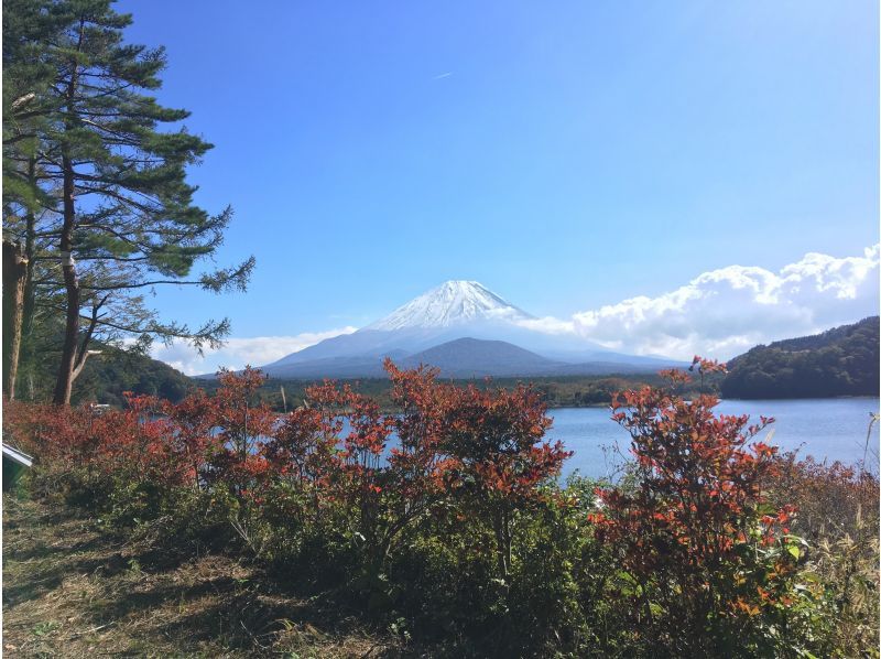 SALE！【山梨・精進湖】夏富士！精進湖の大自然と富士山を満喫 ♪夕暮れの湖上は山陰が気持ちいい ！カナディアンカヌー体験！写真データ無料☆の紹介画像