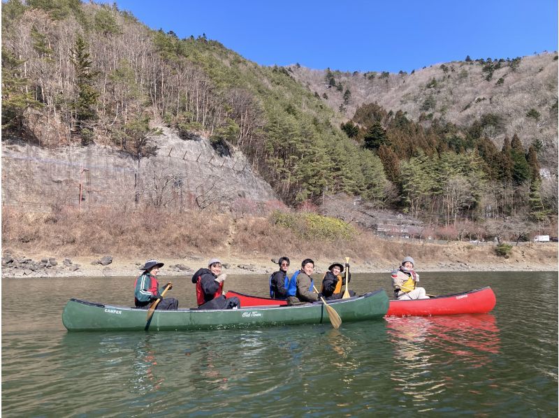 SALE！【山梨・精進湖】夏富士！精進湖の大自然と富士山を満喫 ♪夕暮れの湖上は山陰が気持ちいい ！カナディアンカヌー体験！写真データ無料☆の紹介画像