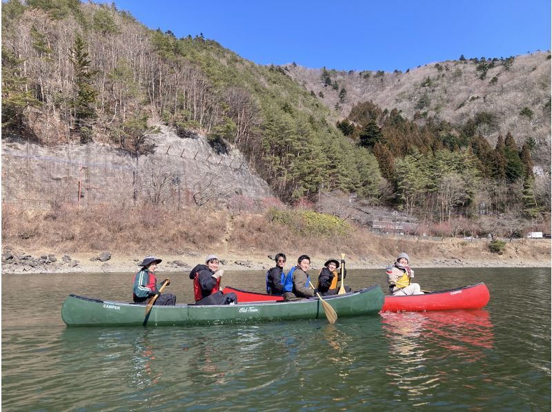 【山梨・精進湖】夏富士！精進湖の大自然と富士山を満喫！夕暮れの湖上は山陰が気持ちいい ！カナディアンカヌー体験！写真データ無料！