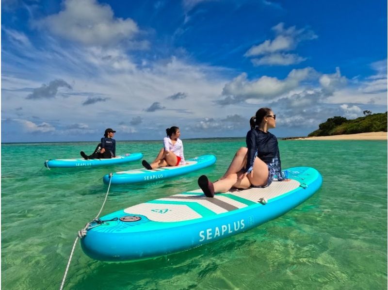 【宮古島】≪SUPヨガ ＆SUPクルージング≫ （2.5時間）《心と身体に癒しの時間》ドローン＆GoPro撮影無料★初心者歓迎の紹介画像