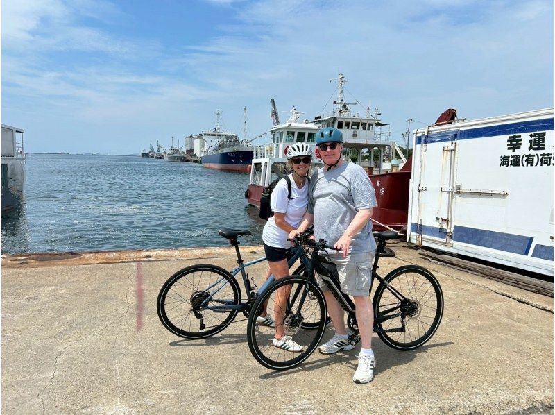 E-bike tour from Shikama Highway to the sea - Traveling around the sea and the highway - ◎ Includes a ticket for Eki Soba, a specialty of Himeji Station!の紹介画像