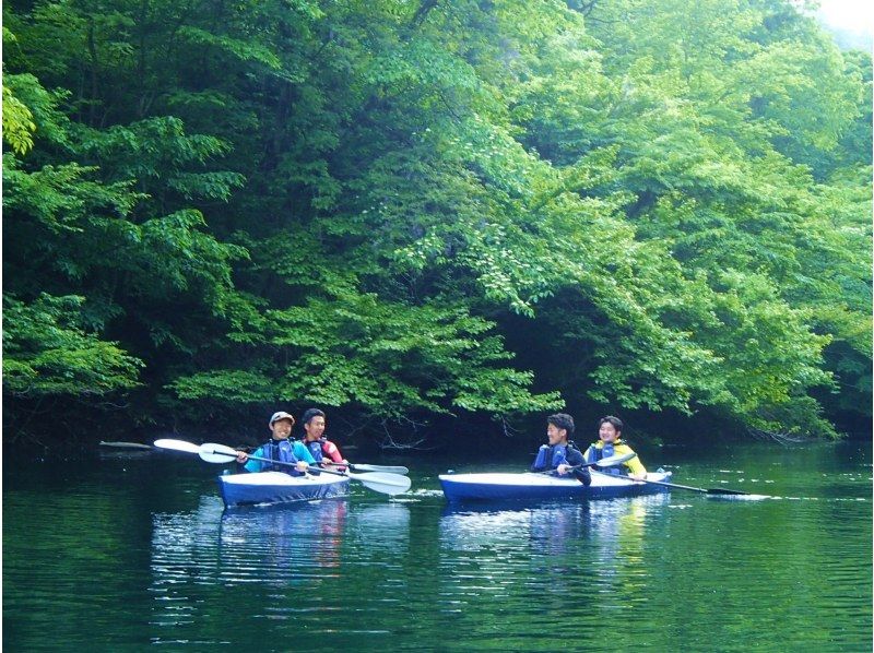 【関東／埼玉 群馬県境】秩父長瀞近くでレイクカヌー カヤック　穴場でたっぷりロングツーリング(乗船２倍)　◎春は新緑★、秋は紅葉＆冬桜もの紹介画像