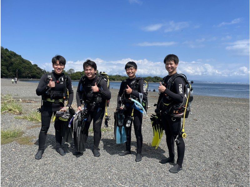 【静岡・西伊豆】★オープンウォーターコース★グループ割！２日間で仲間と一緒にライセンスを取得しよう♪（無料送迎プラン）の紹介画像