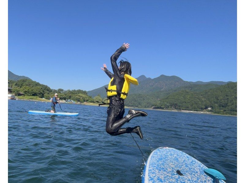 【山梨県・河口湖】早朝プラン　SUP(サップ)体験ツアー　♪ワンちゃんオッケー♪の紹介画像