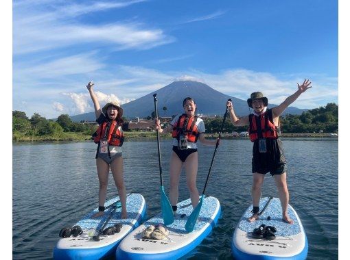 山梨県・河口湖】日中プラン SUP(サップ)体験ツアー ♪ワンちゃん