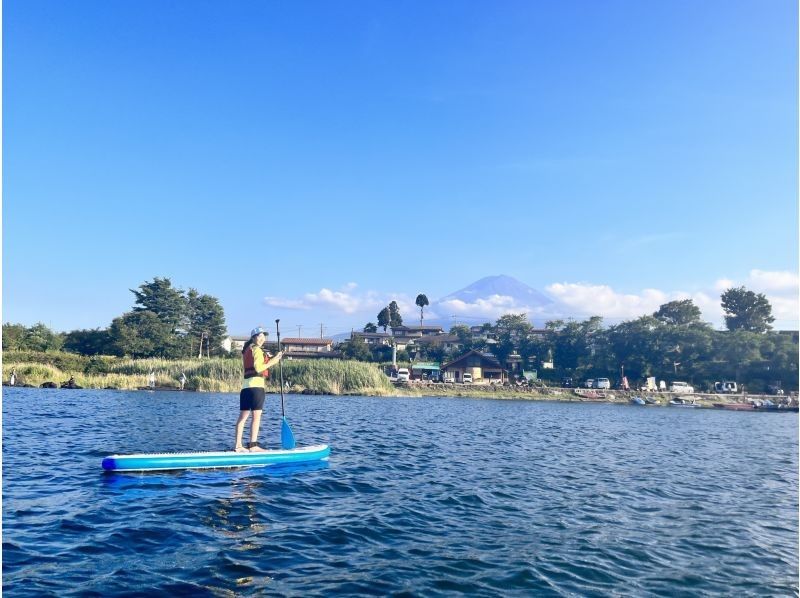 【山梨県・河口湖】日中プラン　SUP(サップ)体験ツアー　♪ワンちゃんオッケー♪の紹介画像