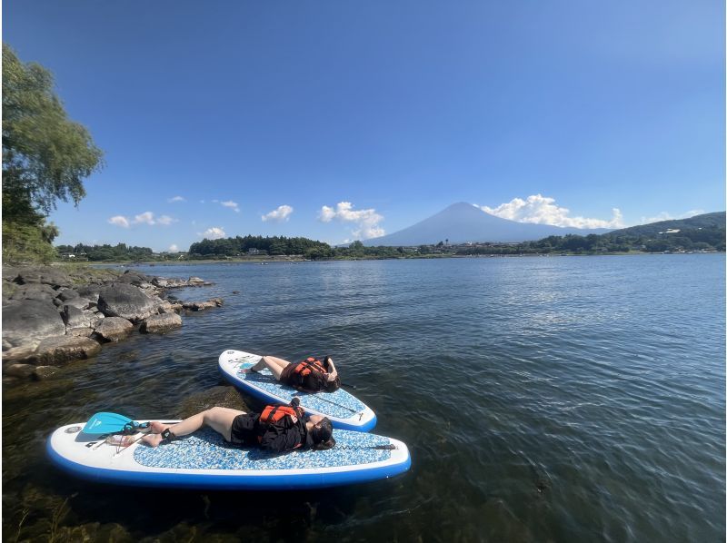 【山梨県・河口湖】日中プラン　SUP(サップ)体験ツアー　♪ワンちゃんオッケー♪の紹介画像
