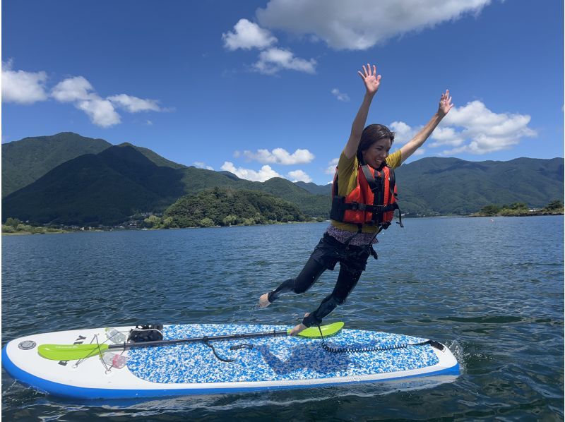 【山梨県・河口湖】日中プラン　SUP(サップ)体験ツアー　♪ワンちゃんオッケー♪の紹介画像