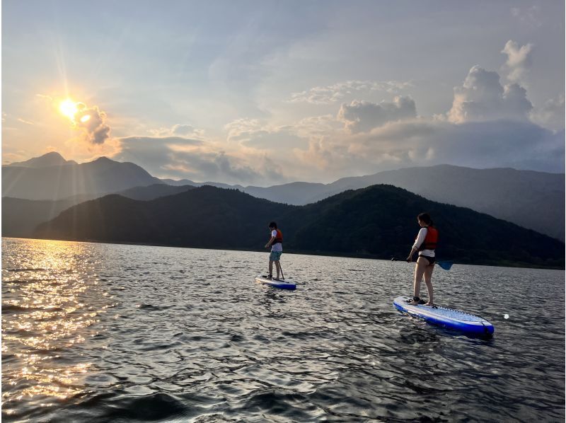 【山梨県・河口湖】日中プラン　SUP(サップ)体験ツアー　♪ワンちゃんオッケー♪の紹介画像