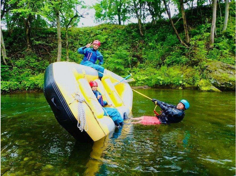 [Hokkaido] Sorachi River Rafting OK for ages 6 and up! Free photo data!