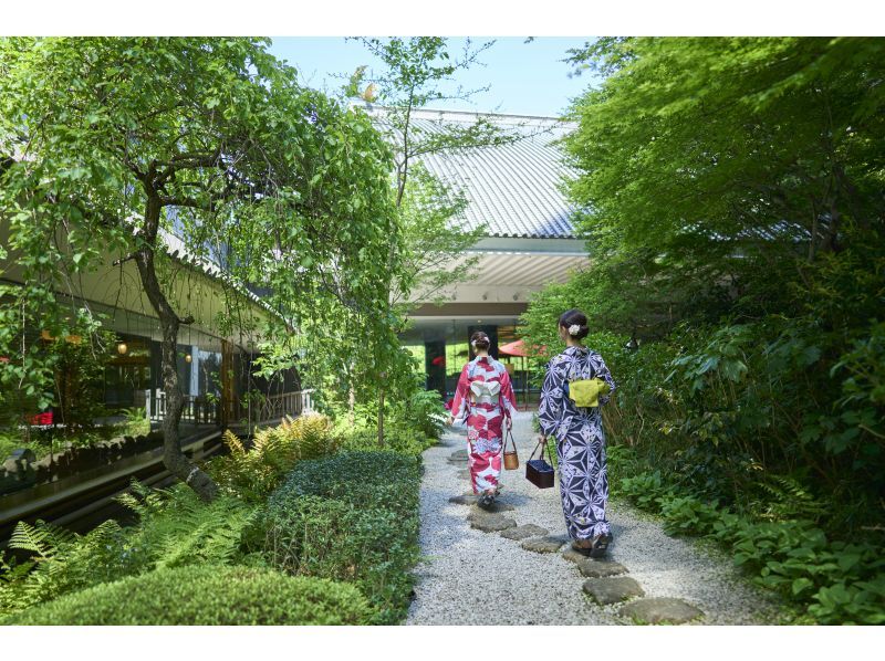 [Tokyo/Meguro/Gajoen] Feel the beauty of Japan summer-Yukata dressing class + Yukata plan with original gift-[June/women only]の紹介画像