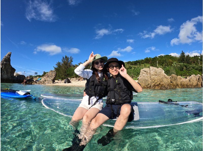 【沖縄・恩納村】地図にない海へ。船でしか行けない秘密のビーチで特別な思い出をつくるクリアSUP・写真動画・Insta360撮影無料の紹介画像