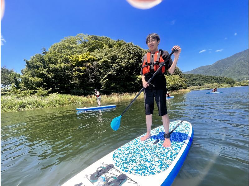 【山梨県・河口湖】夕方サンセット　SUP(サップ)体験ツアー　♪ワンちゃんオッケー♪の紹介画像