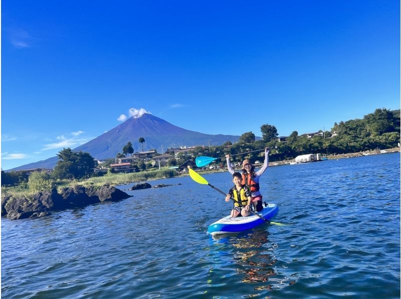 【山梨県・河口湖】夕方サンセット　SUP(サップ)体験ツアー　♪ワンちゃんオッケー♪の紹介画像