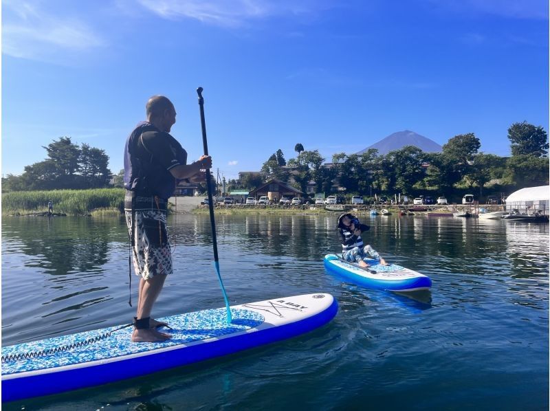 【山梨県・河口湖】夕方サンセット　SUP(サップ)体験ツアー　♪ワンちゃんオッケー♪の紹介画像