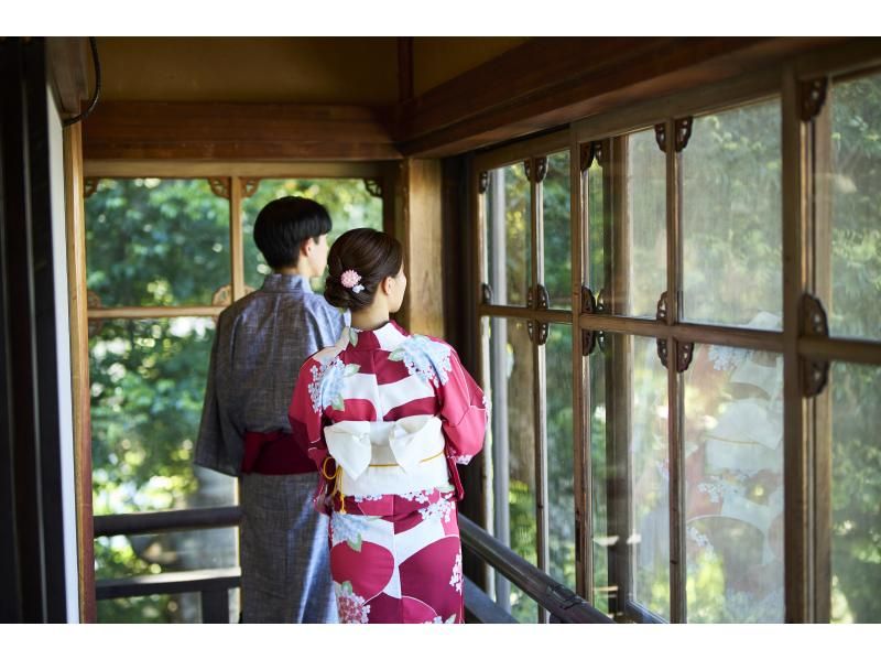 [東京/目黑/雅敘園]感受日本之美的夏季“浴衣計劃”～穿著浴衣+狐狸臉和100步入場券+原創禮物～の紹介画像