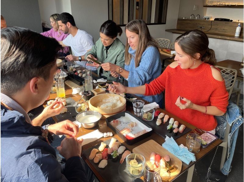 [Most popular! ] Sushi making experience (Tokyo/Asakusa)の紹介画像