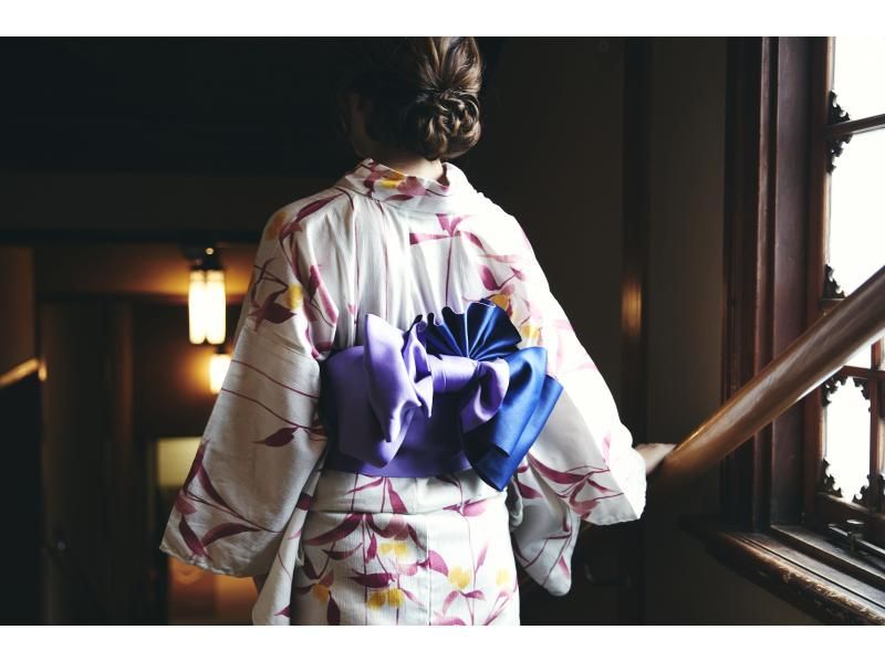 [Tokyo/Meguro/Gajoen] Feel the beauty of Japan summer-Yukata dressing class + lunch (or afternoon tea) + Yukata plan with original gift-[June / women only]の紹介画像