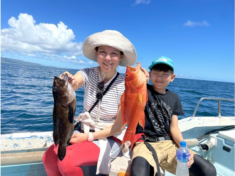 【石垣島・1日】手ぶらで1日船釣り体験！5歳～OK☆初心者、ご家族も大歓迎！（釣った魚は調理可能）の紹介画像