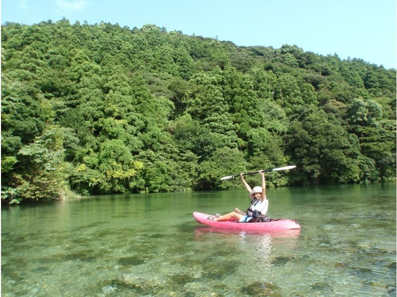 【屋久島 リバーカヤック＆体験ダイビング】1日で川も海も両方楽しみたい！（ 1日コース・動画撮影付き）の紹介画像