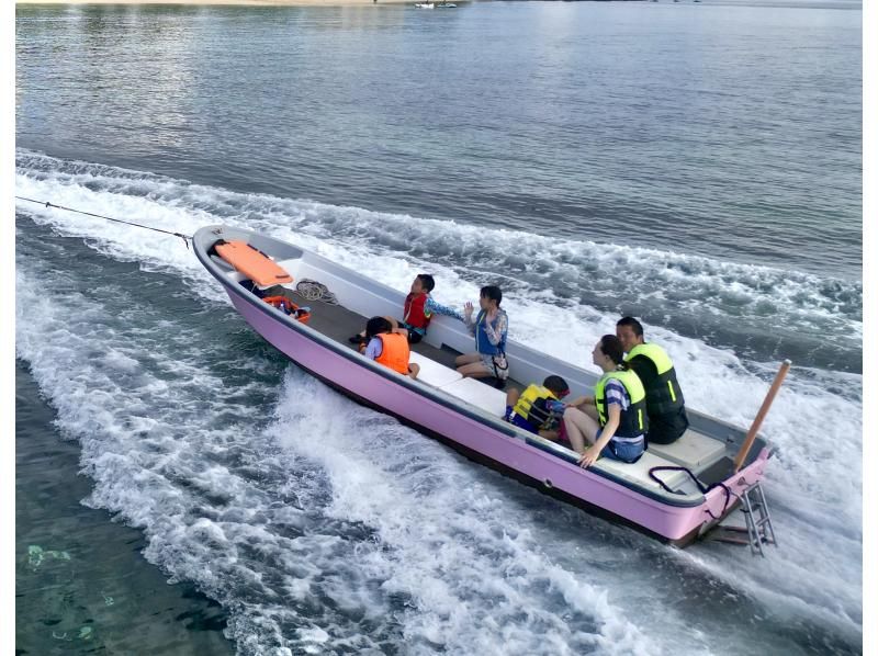 瀬底島開催！お子様・経験者もスキルに合わせてご案内！完全貸切ボートシュノーケリングツアー！お帰りの際に写真・動画をプレゼント！の紹介画像