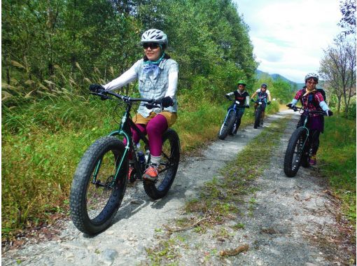 Nagano Hakuba Otari Go wild on a fat bike with extremely thick tires pottering tour ActivityJapan