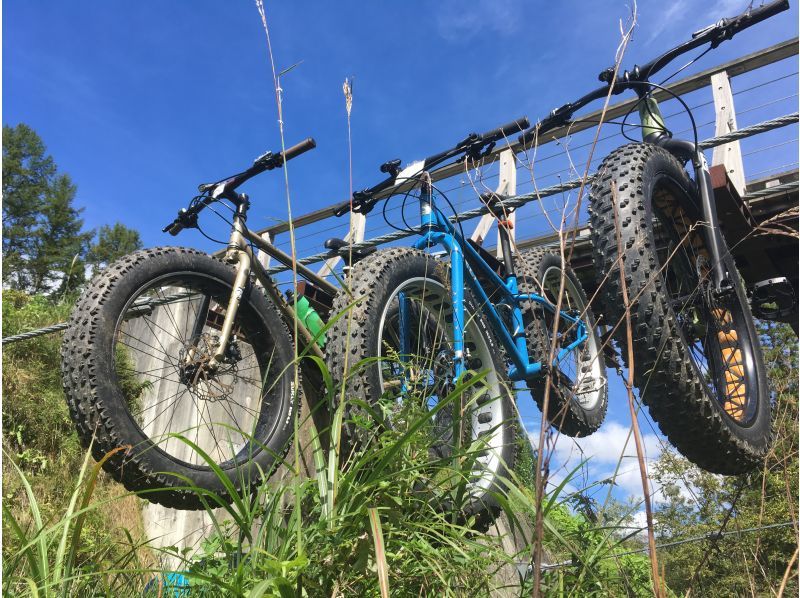 [Nagano/Hakuba/Otari] Go wild on a fat bike with extremely thick tires! pottering tourの紹介画像