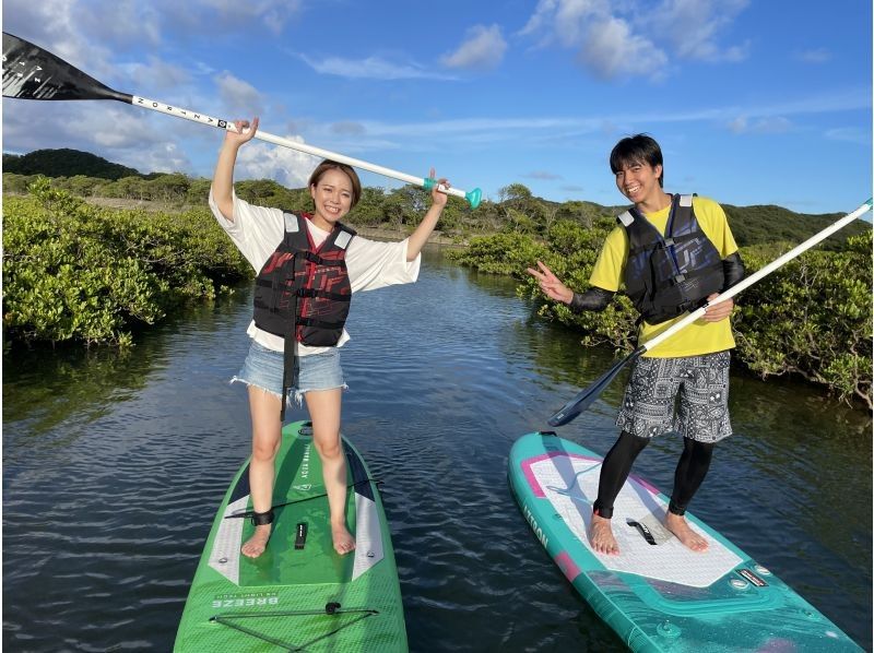 【鹿児島・種子島】 種子島の綺麗な海・川でSUP体験！記念写真付き！の紹介画像