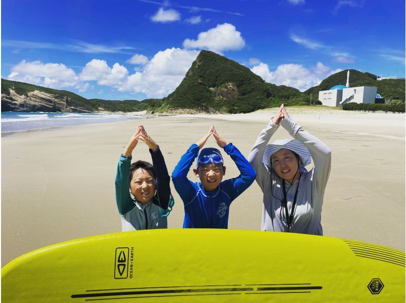 [鹿児島・種子島]  サーフィン体験レッスン！初めての方でも波に乗れます！写真付き！の紹介画像
