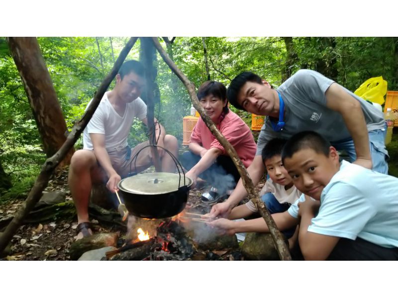 【大分・佐伯市】1組限定【1泊2日】「秋の藤河内渓谷/沢歩き」(弁当/焚火夜営/2食/ｺｰﾋｰ.ｵﾔﾂ/♨️付)【装備無料】10～12月の紹介画像