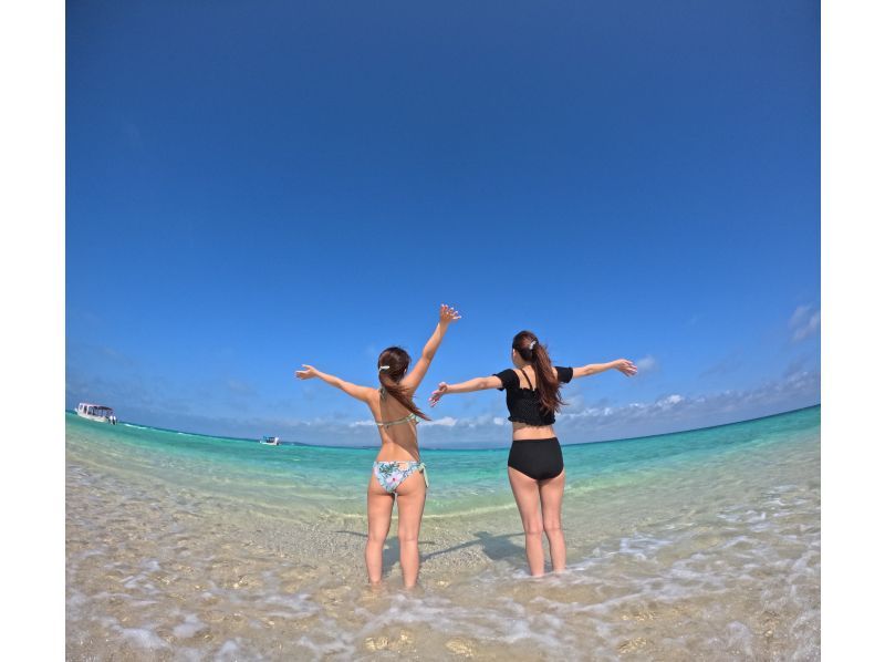 【石垣島・午前、午後/2便・3時間】旅行日程に合わせやすい｜初めてでも安心｜専属ガイドがご案内｜幻の島上陸＆体験ダイビング【写真無料】の紹介画像