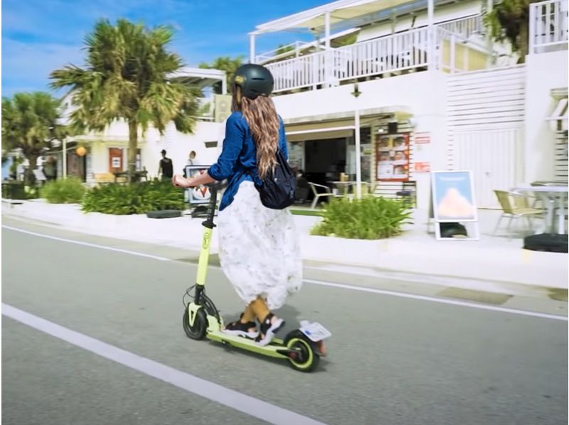 [Departing from Naha: No rental car needed in Okinawa] Original electric kick scooter ♪ If you're going to ride it, go for Rimo ♪の紹介画像
