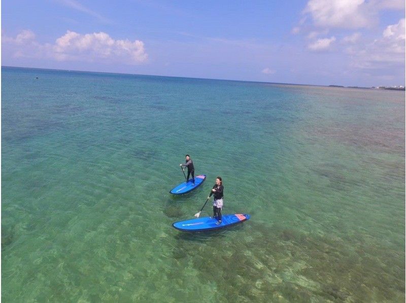[Okinawa Blue Cave Private Experience Diving & Yomitan SUP] Beginners welcome experience Diving ☆ SUP experience in the sea with outstanding transparencyの紹介画像