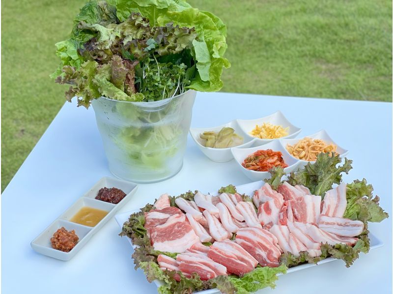 [Kagoshima, Amami Oshima, BBQ] Isola's recommended plan! Beach Yogibo BBQ plan (optional course content change possible)の紹介画像