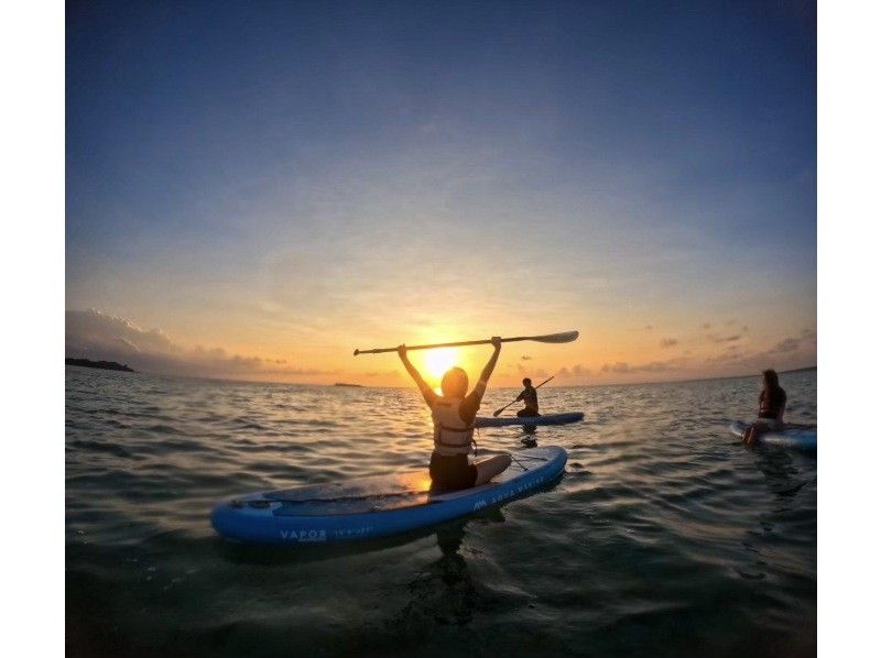 [Okinawa Miyakojima] [Sunset SUP Tour] seen from the sea is exceptional! with photo data★
