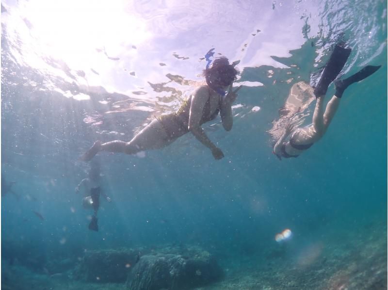 [冲绳·宫古岛/伊良部岛]我们去看尼莫吧！可以和孩子一起游泳的“水晶般清澈的浮潜之旅” 免费装备租赁！の紹介画像