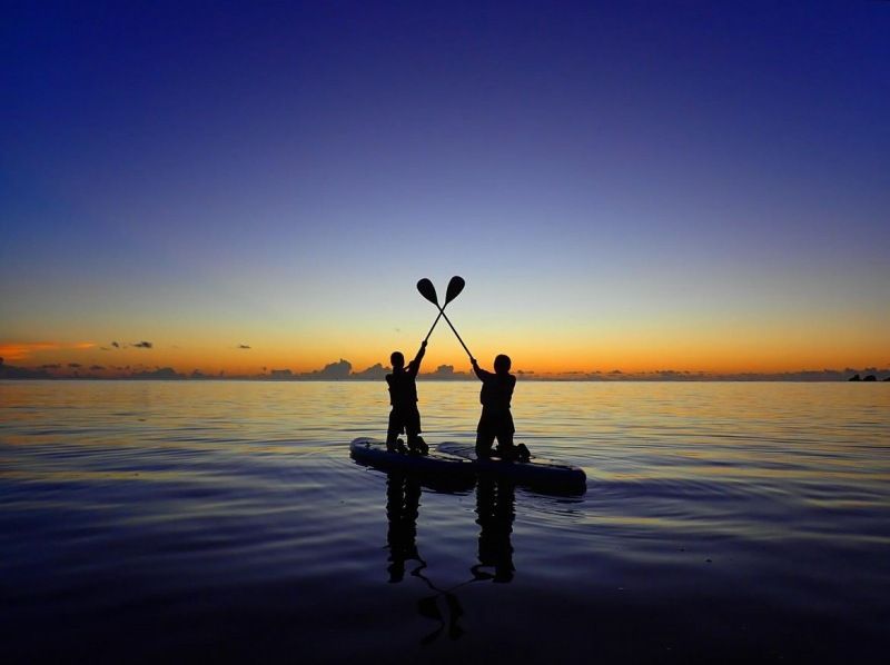 SALE! [Miyakojima/Private] [A blissful moment on the beach early in the morning] Sunrise SUP experience limited to one group! ★Free photo data★Beginners welcomeの紹介画像