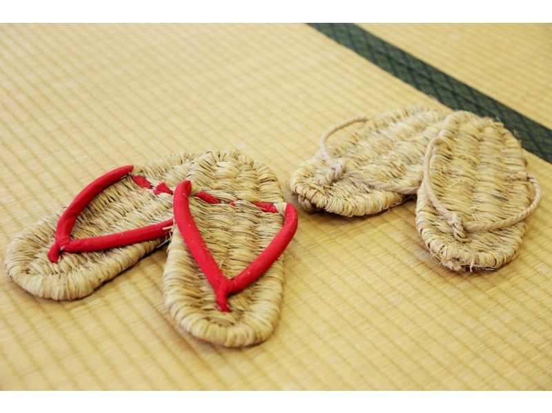 【新潟・十日町】伝統わら細工　ぞうり作り体験（わらぞうりor布ぞうり）の紹介画像