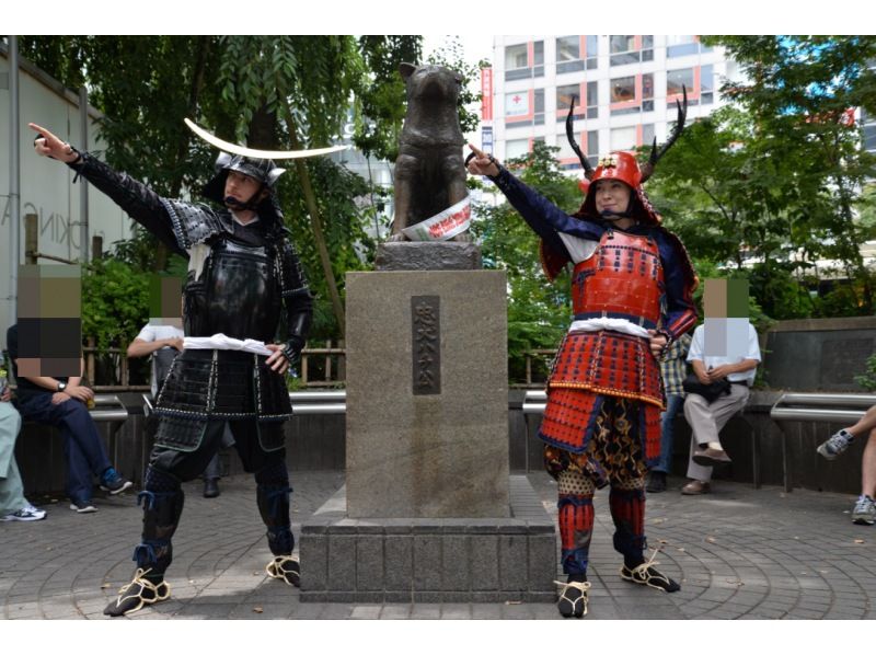 【东京/涩谷】涩谷街头摄影课程【超值体验！到涩谷市区去拍一张铠甲照】让我们感受一下市中心的“武士”吧！の紹介画像