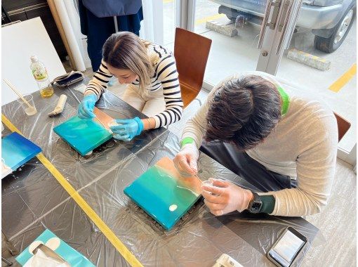 Resin art] [Ocean resin art] [Resin art experience] Let's make the