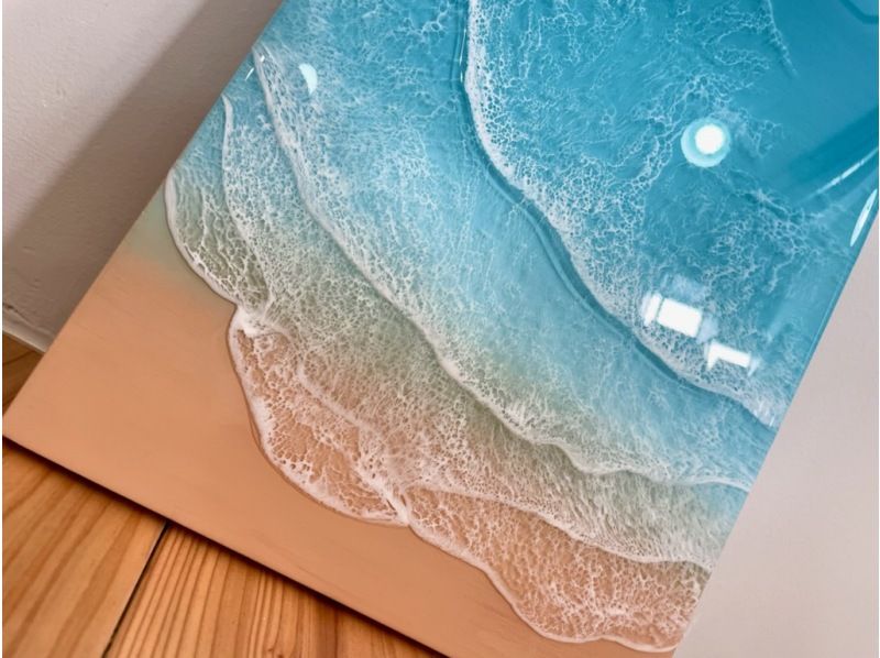 [Resin art] [Ocean resin art] [Resin art experience] Let's make the sea on days when we can't experience the sea!の紹介画像