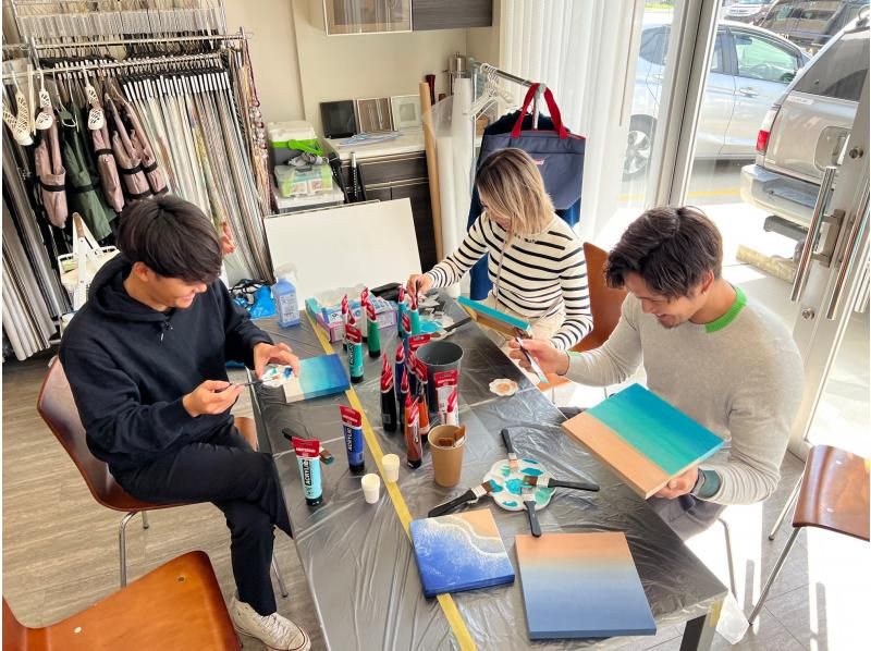 レジンアート】【オーシャンレジンアート】【レジンアート体験】海を