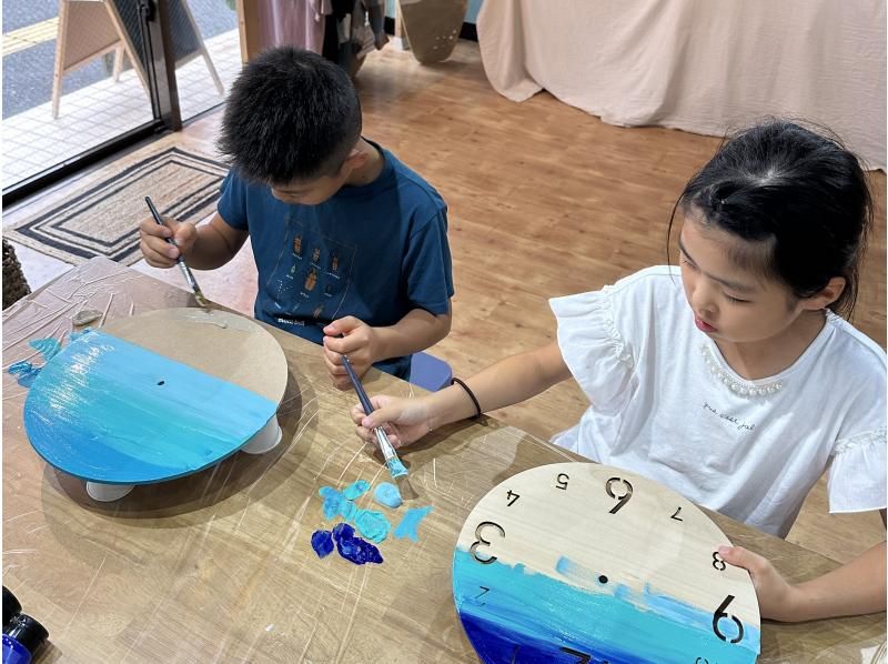 【石垣島/体験】完全オリジナル！石垣島の海を時計にするOcean Clock製作♡団体可！の紹介画像