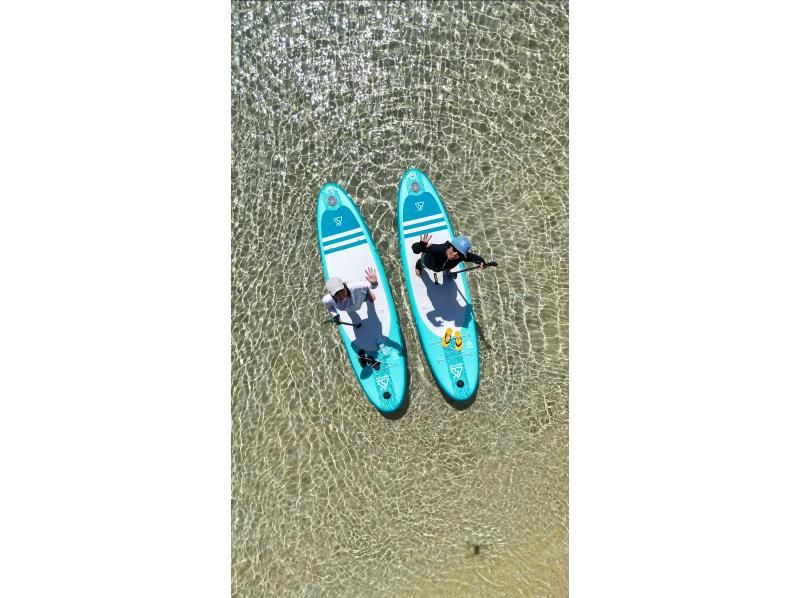[Ishigaki Island] Limited to one group only: Choose from either <SUP & Snorkeling in the Island's Most Beautiful Sea> or <SUP & Sea Turtle Snorkeling>! A very popular tour!の紹介画像