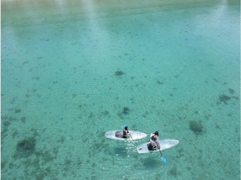奄美大島【当日予約可能】クリアSUP（60分）※ドローン空撮等写真の無料プレゼントあり※お1人様もお任せ下さい☆の紹介画像
