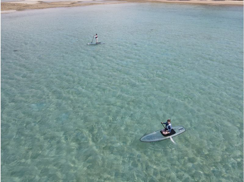 奄美大島【当日予約可能】クリアSUP（60分）※ドローン空撮等写真の無料プレゼントあり※お1人様もお任せ下さい☆の紹介画像