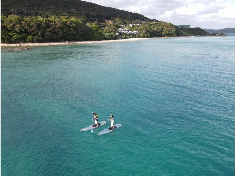 奄美大島【当日予約可能】クリアSUP（90分）※ドローン空撮等写真の無料プレゼントあり※お1人様もお任せ下さい☆の紹介画像