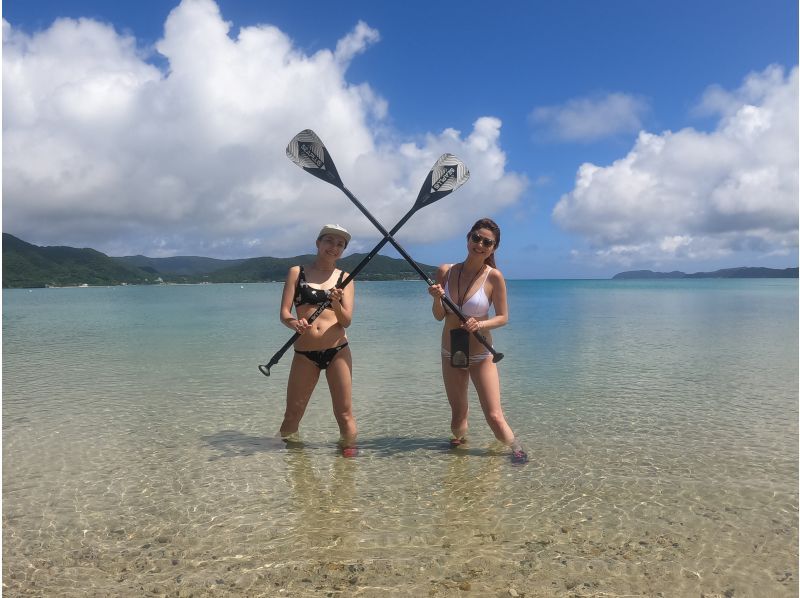 奄美大島【当日予約可能】クリアSUP（90分）※ドローン空撮、GoPro、水中カメラで撮影写真の無料プレゼントあり※お1人様もお任せ下さい☆