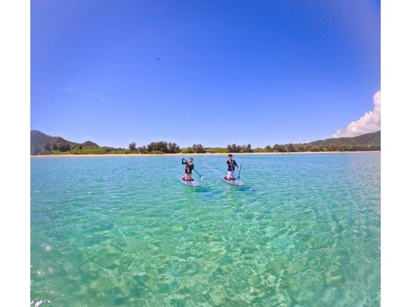 奄美大島【当日予約可能】クリアSUP（90分）※ドローン空撮等写真の無料プレゼントあり※お1人様もお任せ下さい☆の紹介画像